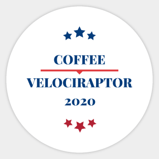 Coffee/Velociraptor 2020 Sticker